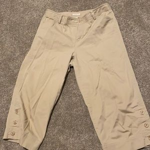 Khaki Capri